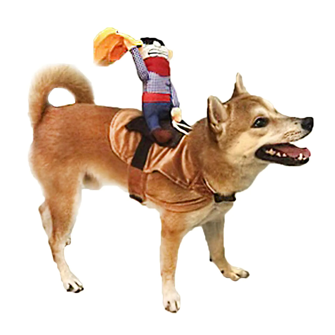 SEIS Pet Riding Costume Novelty Pet Supplies Cowboy Rider Horse