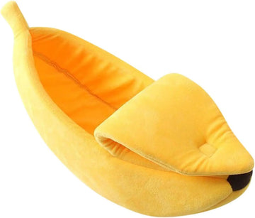 longjunjunfashion Banana Pet Bed Cute Funny Banana Bed Medium