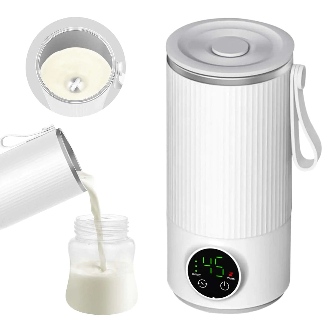 Travel Bottle Warmer & Mixer Portable Bottle Warmer for Travel