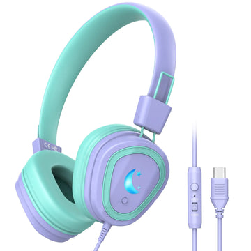 Kids Headphones for School Upgrade USB Type C Kids Headphone